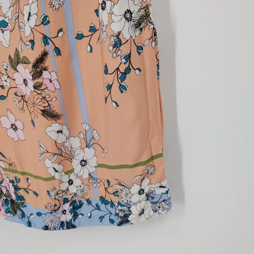 J Crew Satin Floral Midi Skirt - Picture 3 of 8